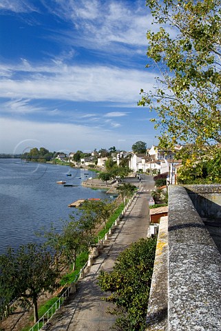 The Dordogne river at CastillonlaBataille   Gironde Aquitaine France