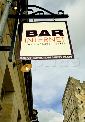Saint Emilion Web Bar internet caf   Saintmilion Gironde France  Stmilion    Bordeaux