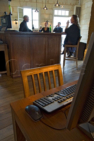 Interior of Saint Emilion Web Bar internet caf   Saintmilion Gironde France  Stmilion    Bordeaux