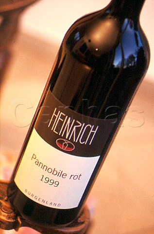 Bottle of Weingut Heinrich Pannobile rot  wine Gols Burgenland Austria   Neusiedlersee