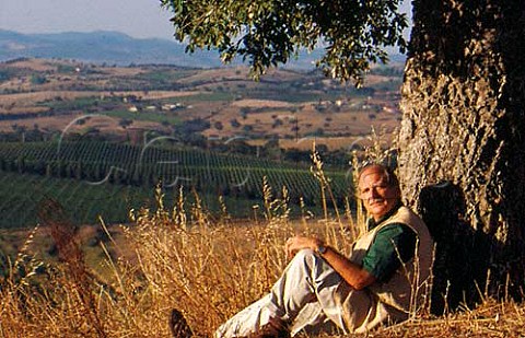 Adolfo Parentini winemaker at Moris Farms Maremma Tuscany Italy Monteregio di Massa Marittima