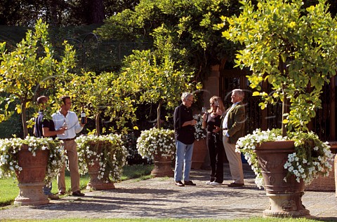 Antonio F Moretti and friends at Tenuta Sette Ponti Terranuova Bracciolini Arezzo Tuscany Italy  Chianti Colli Aretini