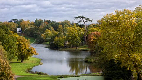 Painshill Park 18th century landscape gardens Surrey England
