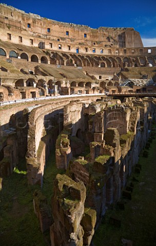 Interior of the Colosseum Rome Italy