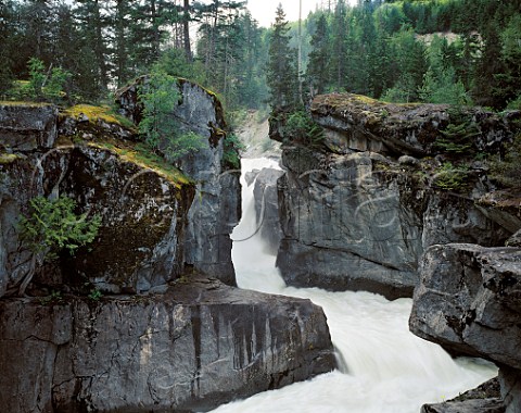 Nairn Falls in spring Pemberton British Columbia Canada