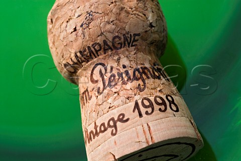 1998 Dom Prignon champagne cork