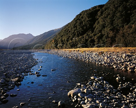 Waimakariri River Arthurs Pass National Park South Island New Zealand