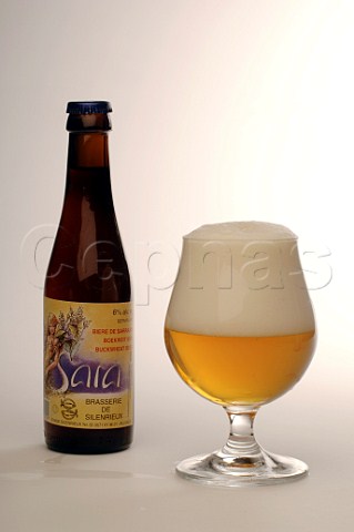 Glass of Sara Buckwheat beer