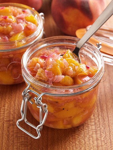 Peach chutney