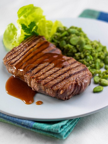 Grilled sirloin steak