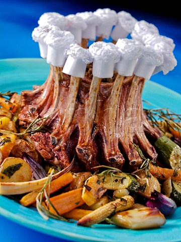 Crown roast of lamb