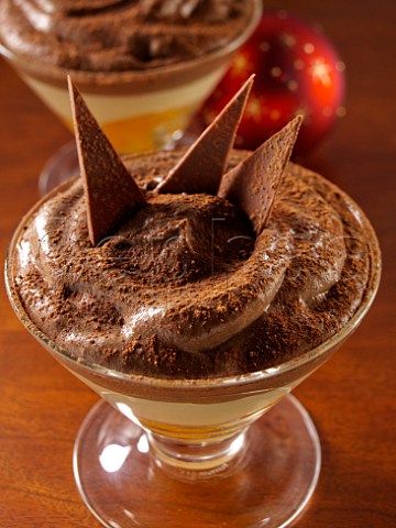 Chocolate orenge dessert