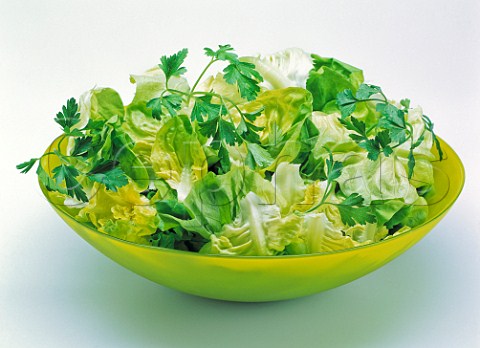 Mixed leaf green salad