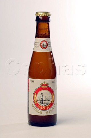 Bottle of Haacht wheatbeer Belgium