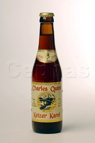 Bottle of Charles Quint Keizer Karel beer Haacht Belgium