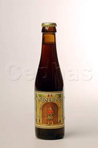 Bottle of Gildenbier beer Belgium