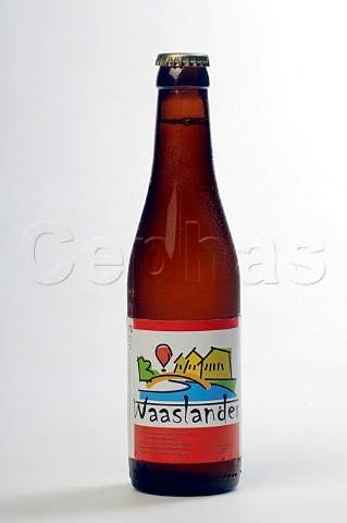 Bottle of Waaslander beer Brouwerij Boelens Belgium