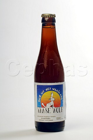 Bottle of Waase Wolf beer Brouwerij Boelens Belgium