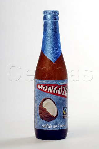 Bottle of Mongozo coconut beer Brouwerij Huyghe Belgium