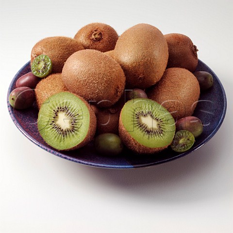 Bowl of kiwi fruit