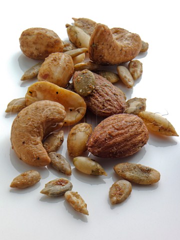 Variety of nuts and seeds