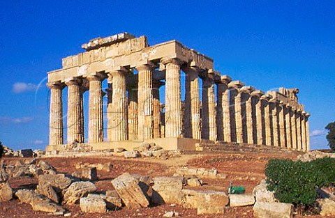 Ancient Greek Temple E Temple of Hera  Selinunte Sicily