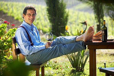 Francesco Spadafora of Spadafora winery Contrada Virzi Monreale Sicily Italy