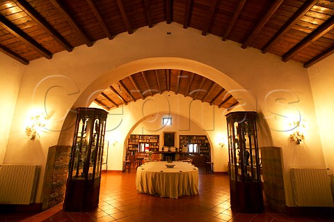 Reception hall at Regaleali Tasca dAlmerita winery Vallelunga Pratameno Sicily Italy