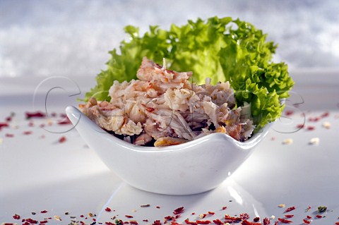 Crab side salad