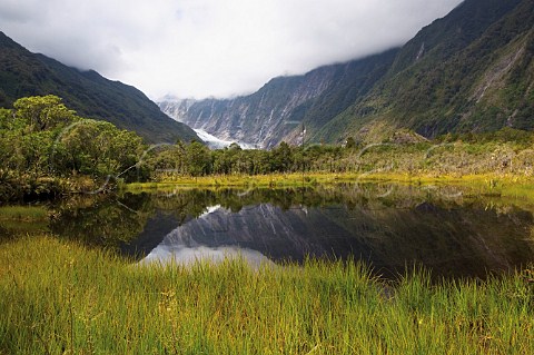 Peters Pool near Fox Glacier in Westland National Park South Island New Zealand