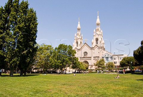 St Peter and Paul Church Washington Square North Beach San Francisco California USA