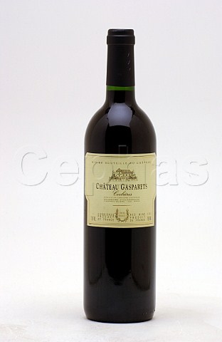 Bottle of Chteau Gasparets wine France Corbires