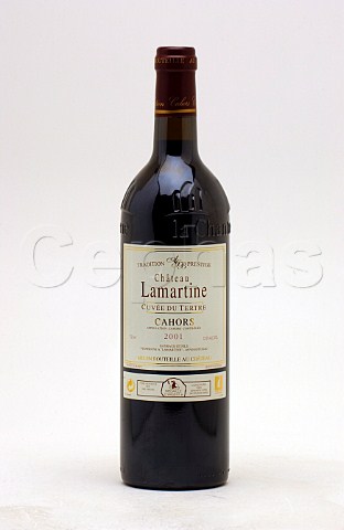 Bottle of Chteau Lamartine wine France Cahors