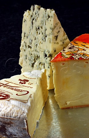 Assorted French cheeses