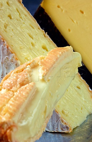 Assorted cheese wedges