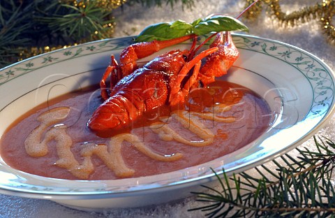 Christmas Crayfish soup