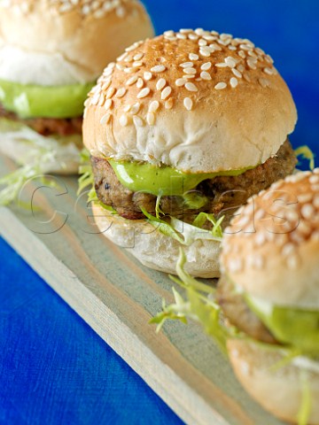 Aubergine burgers