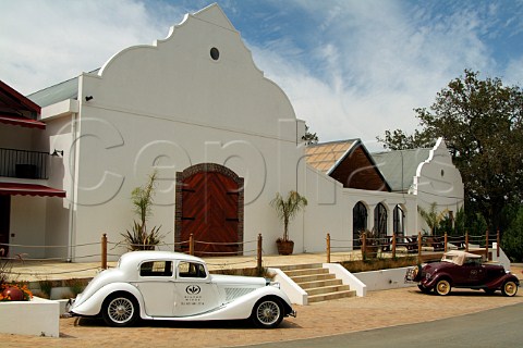 Vintage Jaguar and V8 Ford classic cars visitor attractions at Bilton Winery Helderberg Stellenbosch South Africa