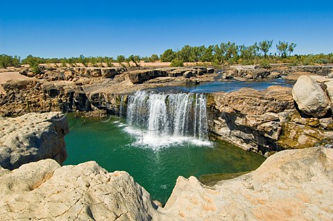 Leichhardt falls on the Leichhardt River near Burketown Queensland Australia