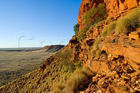 Evening light on the Breadon Hills on the Canning Stock Route Western Australia