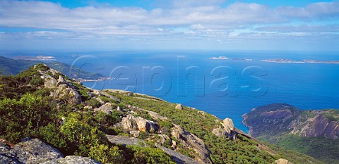 View from Mount Oberon Wilsons Promontory National Park Victoria Australia