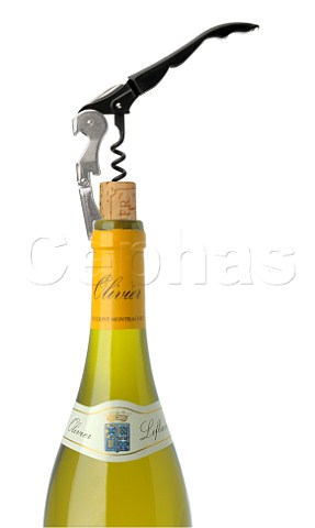 Opening a bottle of Olivier Leflaive PulignyMontrachet wine