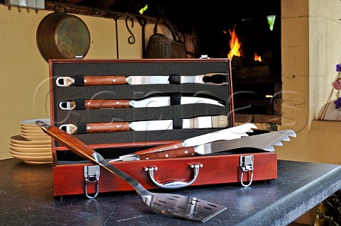 Canteen of barbecue utensils