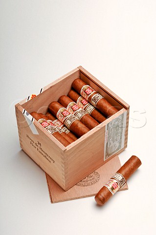 Box of Hoyo de Monterrey Petit Robusto cigars Havana Cuba