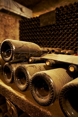 Wine archive in cellar of Chteau de Beaucastel Courthzon Vaucluse France ChteauneufduPape