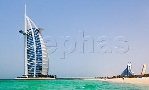 Burj al Arab hotel Jumeirah Beach Dubai United Arab Emirates