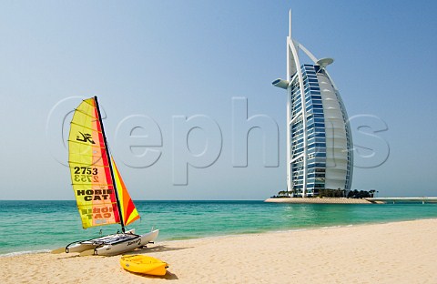 Burj al Arab hotel Jumeirah Beach Dubai United Arab Emirates