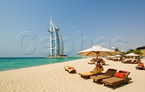 Burj al Arab hotel Jumeirah Beach Dubai United Arab Emirates