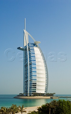 Burj al Arab hotel Jumeirah Beach Dubai United Arab Emirates