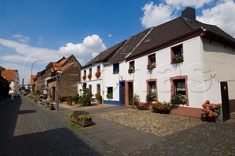 Street in the village of Linn Krefeld Dsseldorf Germany
